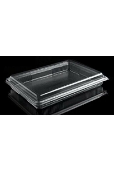 SARAY AMBALAJ Plastik Sızdirmaz Baklava Kabı 1000gr.(50 Adet)