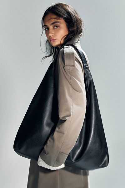 Pull & Bear Suni deri tote çanta