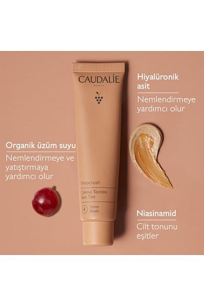 Caudalie Vinocrush Skin Tint - Tone 4 Cut