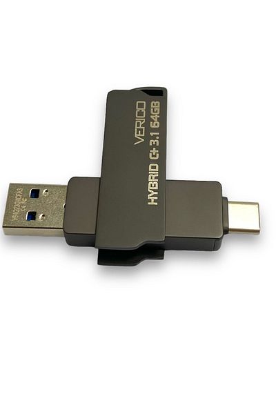 Verico 256gb Hybrid 3.1 Usb Type-c Flash Memory Akkaya Technology