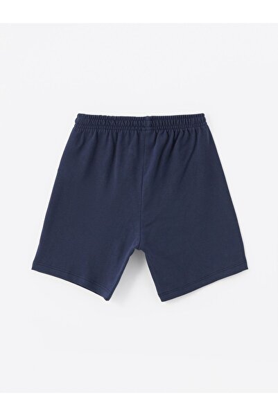 LC Waikiki LCW Crew nyakú nyomott kisfiú alsóing és rövidnadrág szett 2 darabból