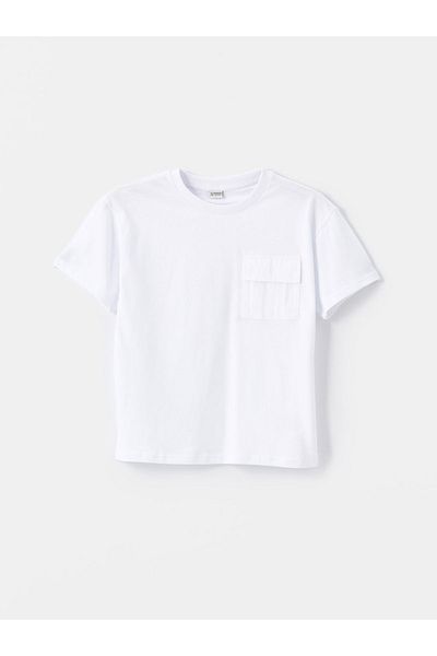 LC Waikiki Μπλουζάκι Boy's Oversize Crew Neck