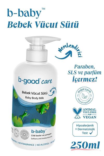 B-GOOD 250 ml Moisturizing Body Milk - Baby