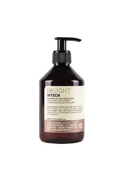 Insight Intech Moisture - 400ml Chemical Processed Hair Shampoo8029352355783