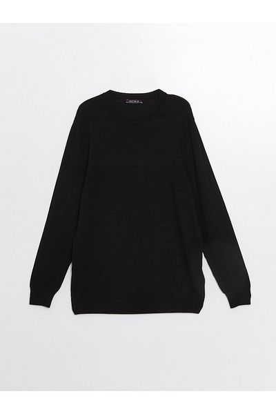 LC Waikiki Crew Neck Long Sleeve Men's Knitwear Sweater - W46386Z8