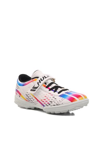 AYAKMOD Hulk 129-F White Kids Astroturf Field Shoes