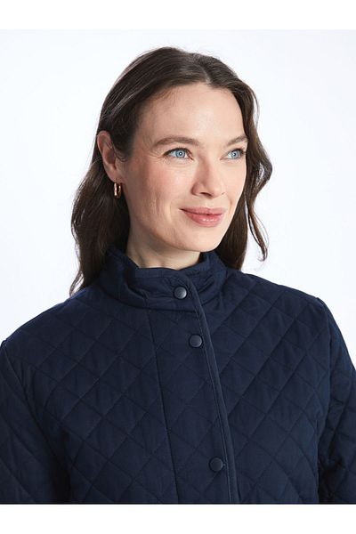LC Waikiki Prošívaná dámská bunda Puffer Jacket - Stojací límec