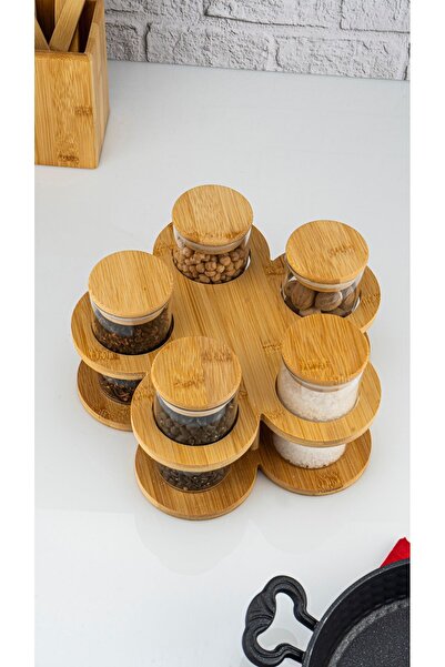 Bambum 6 Pieces Sorrel Spice Bowl Small - with Stand