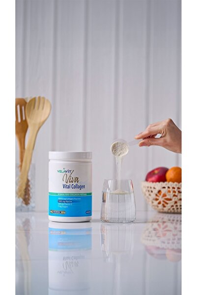 Velavit Viva Collagen Kavanoz 334 Gr. 10.000 Mg, Ekstra Glisinli Kollajen