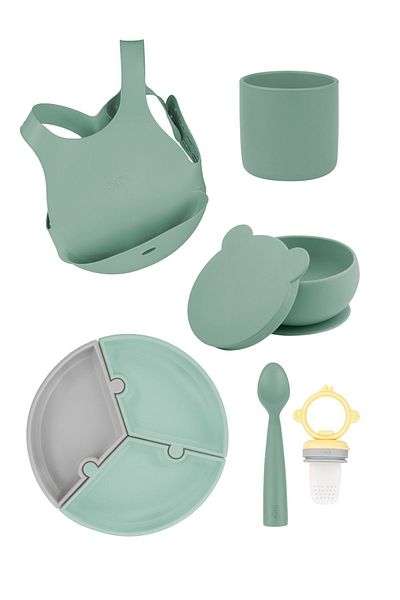 OiOi 6 Piece River Green Puzzle Set