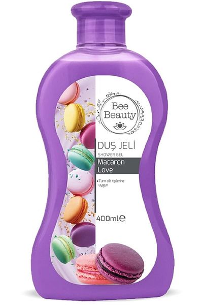 Bee Beauty جل الاستحمام معكرون لوف 400 مل مرطب برائحة معكرون منعش