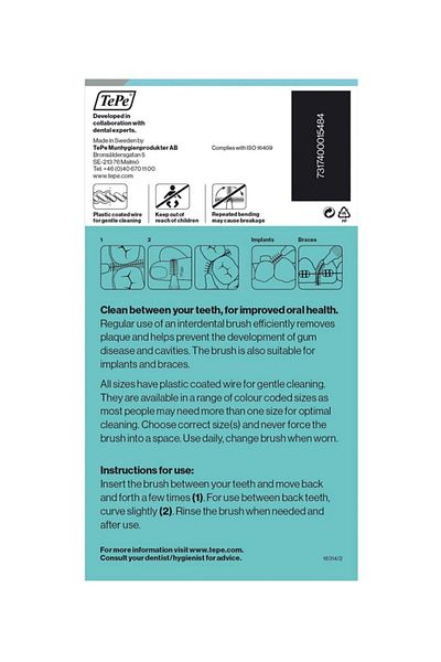 TePe Angel Interface Brush Gray 1.3 Mm 8 Pack