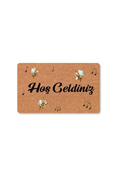 M&H Quality Modern Digital Printed - Welcome Written Non-Slip Base Mat