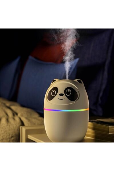 Genel Markalar Panda H2o Işıklı Hava Nemlencirici Humdifier Buhurdanlık Gece Lambası Araba Araç Oda Ortam