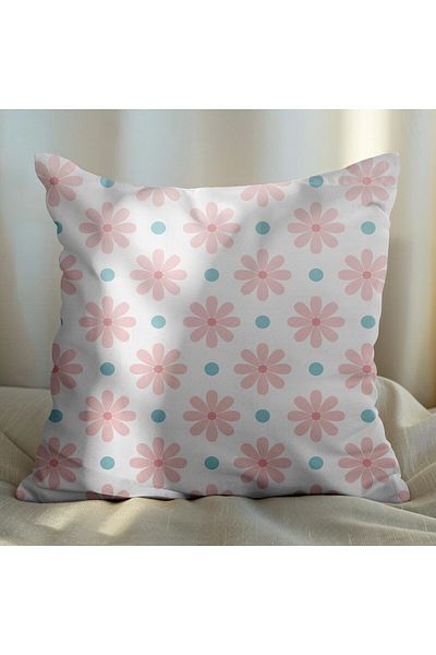 EJOYA Set of 4 Floral Designed Pillow and Throw Pillow Covers - 45cm 113795