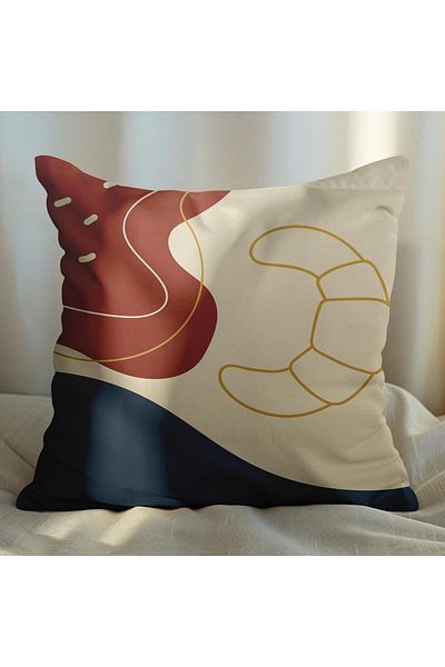 EJOYA Modern Designed 4-Piece Pillow and Throw Pillow Case 45cm