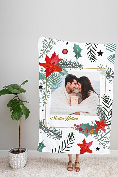 EJOYA Kişiye Özel Resimli Yeni Yıl Dilek Battaniyesi 106237