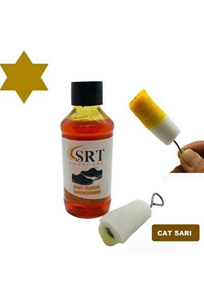 srtfootcare Süet Nubuk Likit Ayakkabı Bakım Boyası 110 Gr Cat Sarı