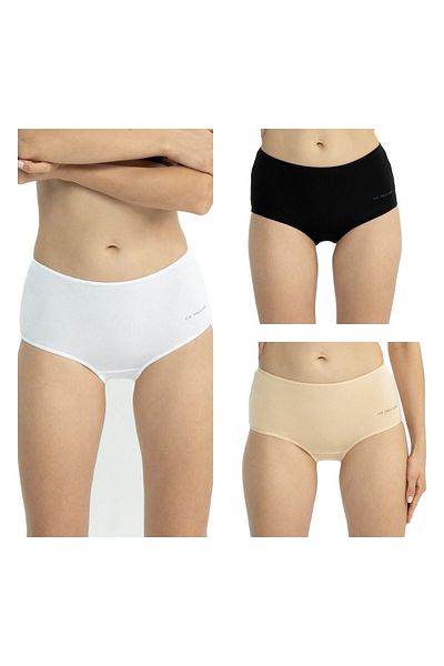U.S. Polo Assn. Ψηλόμεση Γυναικεία Modal Slip Σετ 3 τεμαχίων