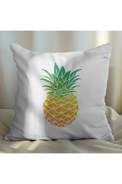 EJOYA 45cm Pineapple Design 2-piece Pillow and Throw Pillow Set - 113420