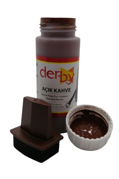 Derby Mont Direksiyon Koltuk Deri Boyası 100ml ve Saplı Sünger 1 Adet