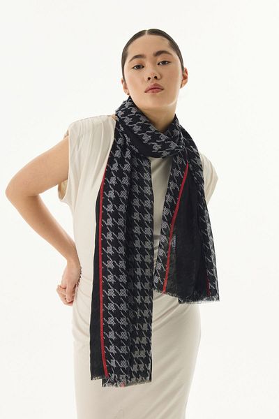 SOFT AKSESUAR Patterned Piyedepul Shawl