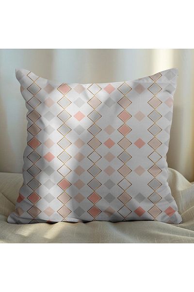 EJOYA 45cm Linear Design 4-piece Pillow and Throw Pillow Set - 113850