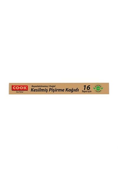 COOK Natural Cut Baking Paper 16 Sheets