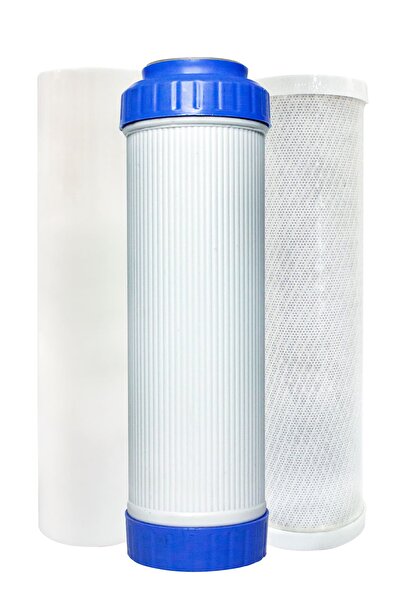 PLUSKIT Su Arıtma Cihazı Filtresi 3'lü Açık Kasa Filtre (ESKİ TİP CİHAZLAR IÇİN)