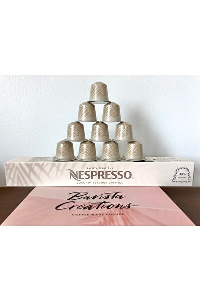 Nespresso Coconut Flavour Over Ice Kapsül Kahve 100 Kapsül - Mağaza Gymıce -