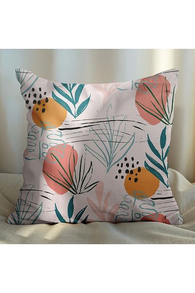 EJOYA Modern Designed 4-Piece Pillow and Throw Pillow Case 45cm