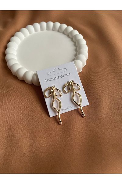 Alexis Carrel Women's Trend Bow Earrings 5cm