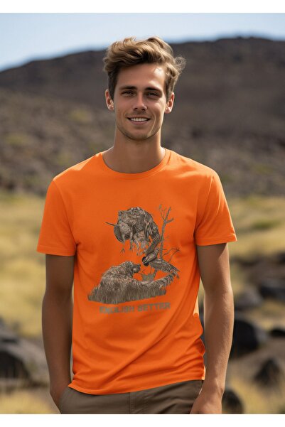 WİDİ تي شيرت Hunting Hunter Wooded English Setter Cullery مطبوع عليه نص 100% ...