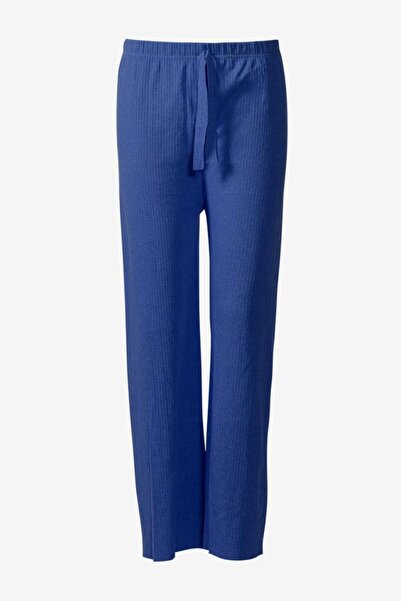 Bolero Uzun Fitilli Saks Pijama Altı