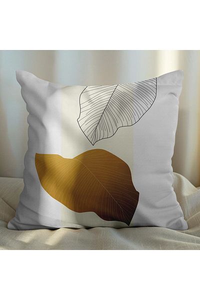EJOYA 4-piece Floral Design Pillow and Throw Pillow Set - 45cm 113775