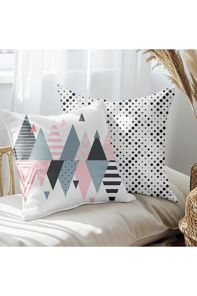 EJOYA Modern Designed 2-Piece Pillow and Throw Pillow Cover 45cm 113565