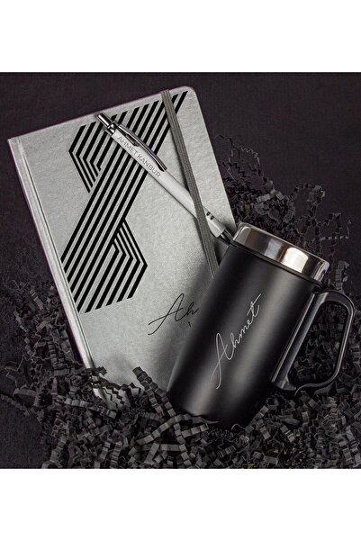 EJOYA Kişiye Özel Tasarım Defter Kalem & Kişiye Özel Termos Hediye Seti 111531