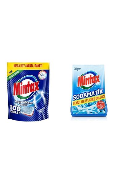Mintax Dish Tablet 100 + Mintax Soda Matic 500 Gr