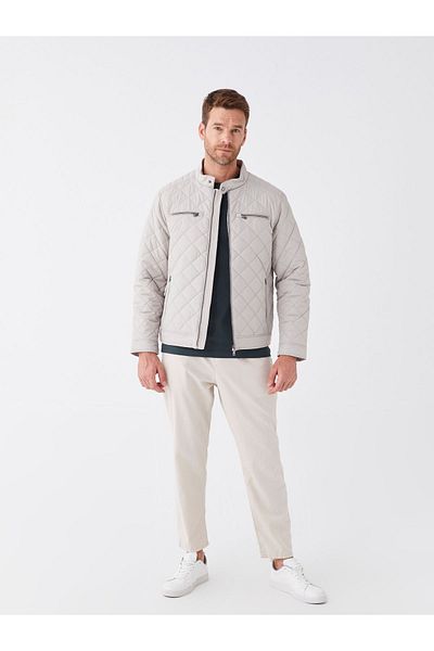 LC Waikiki Ανδρικό πουπουλένιο παλτό - Standard Fit, Stand Collar