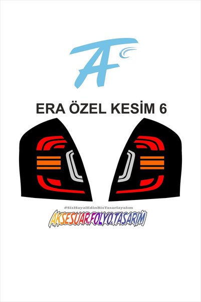 aksesuar folyo tasarım Hyundai Era Special Cutting Stop Foil