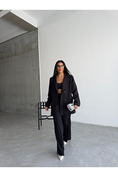 Modaluliwa طقم سترة بليزر كبير الحجم