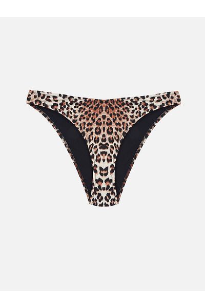 LC Waikiki Γυναικείο πάτο μπικίνι με σχέδιο Leopard Brassiere