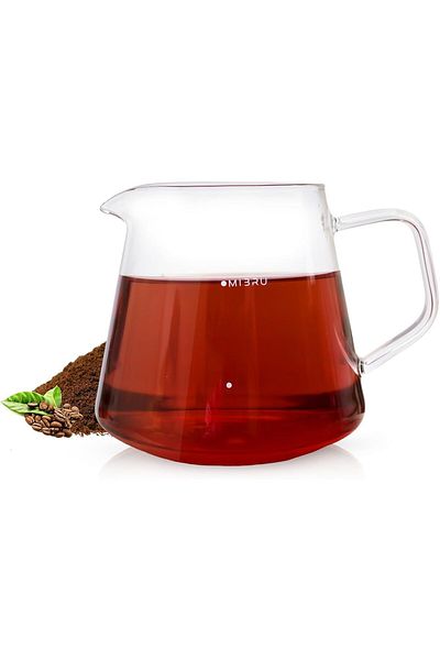 MIBRU Coffee glass server jug 650ml
