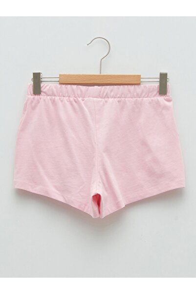 LC Waikiki Dívčí šortky s elastickým pasem s potiskem