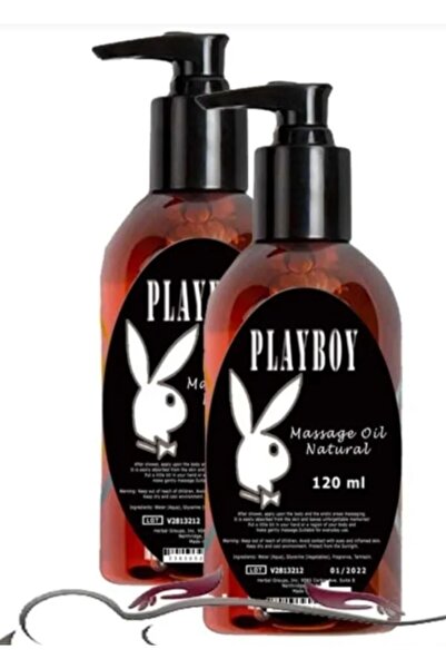 Playboy Playbol Natural Aromasız Masaj Jeli 120 Ml 2 Adet