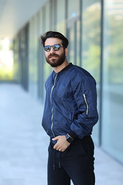 YONEZ MODA Bomber bunda s jedným rukávom na zips