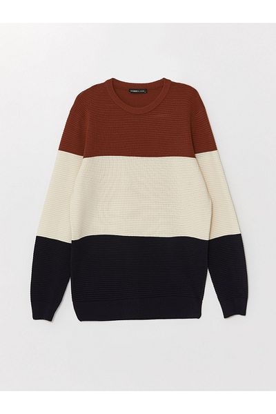 LC Waikiki Ανδρικό Πλεκτό Πουλόβερ - Μακρυμάνικο, Crew Neck
