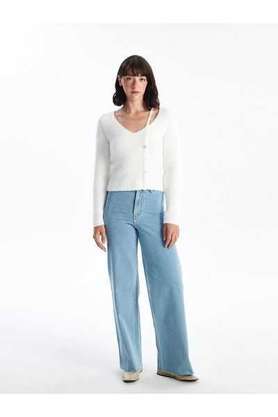 LC Waikiki Výstřih do V – Dámský pletený Cardigan