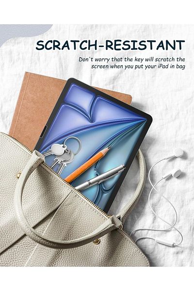 TEKNETSTORE Apple Ipad Air 13 Inch 2024 M2 Chip Compatible - Paperlike Unbreakable Screen, Paper Feeling Screen Protector A2898 A2899
