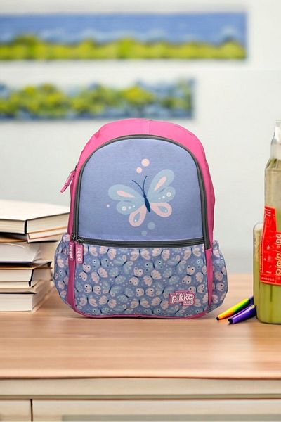 AGOÇANTA Geantă de școală cu model pentru fete liliac